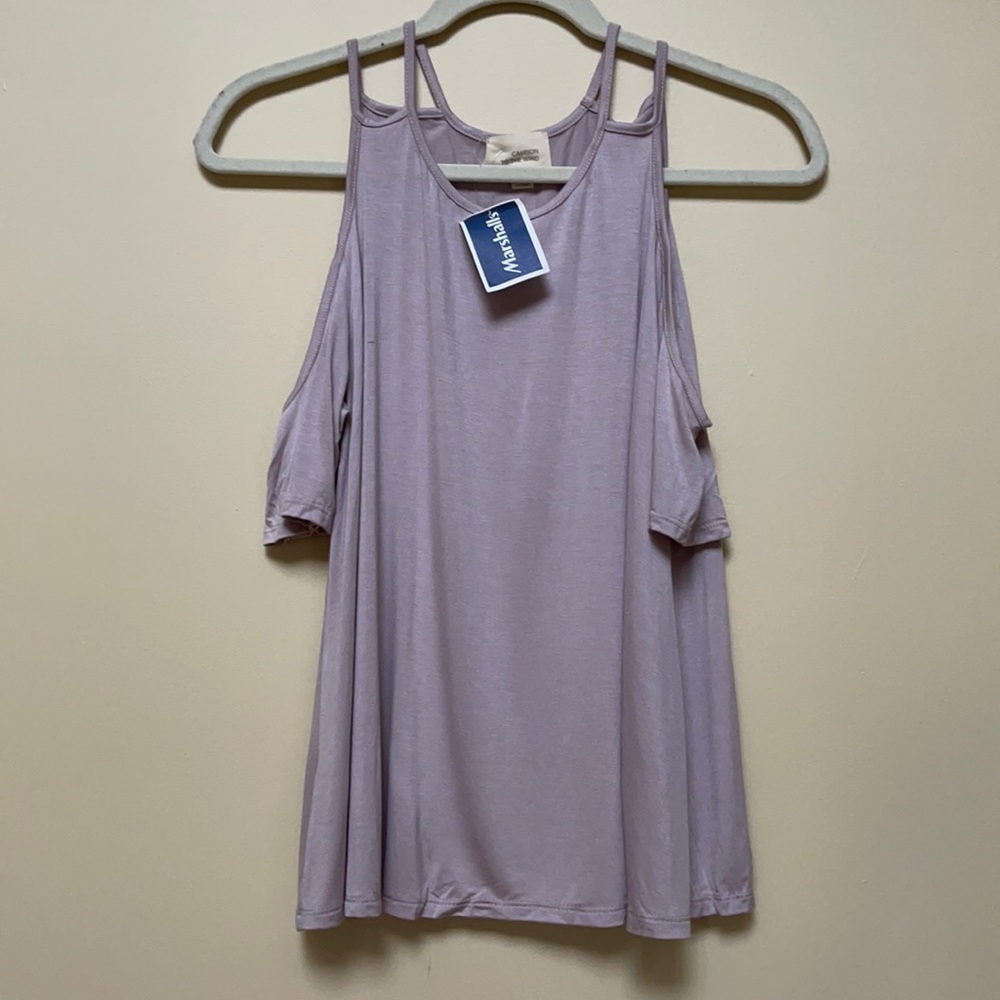 Cold Shoulder Lilac shirt